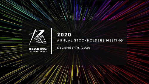 Cover image of 2020 Annual Stockholders Presentation