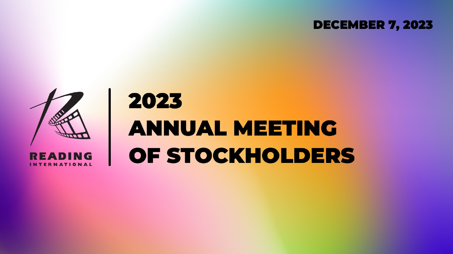 2023 Annual Meeting of Stockholders